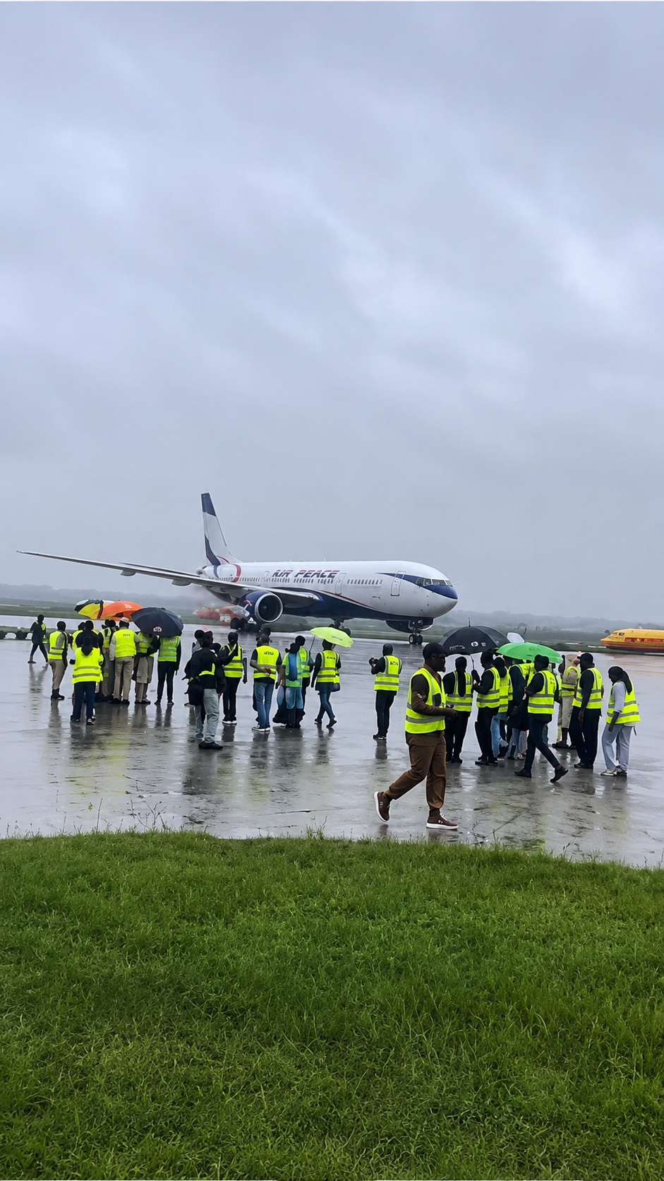 Aircraft Carrying Repatriated Nigerians from South Africa Lands in Lagos