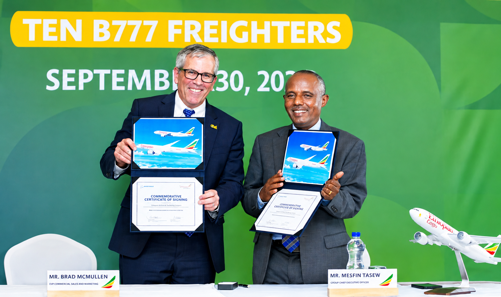 Ethiopian Airlines Commits $5 Billion to Major Boeing Cargo Fleet Expansion